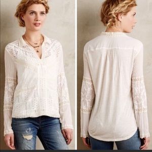Anthropologie Lace Blouse